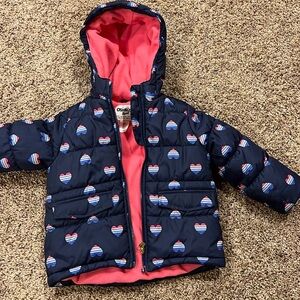 4t girls Oshkosh b gosh winter jacket EXCELLENT